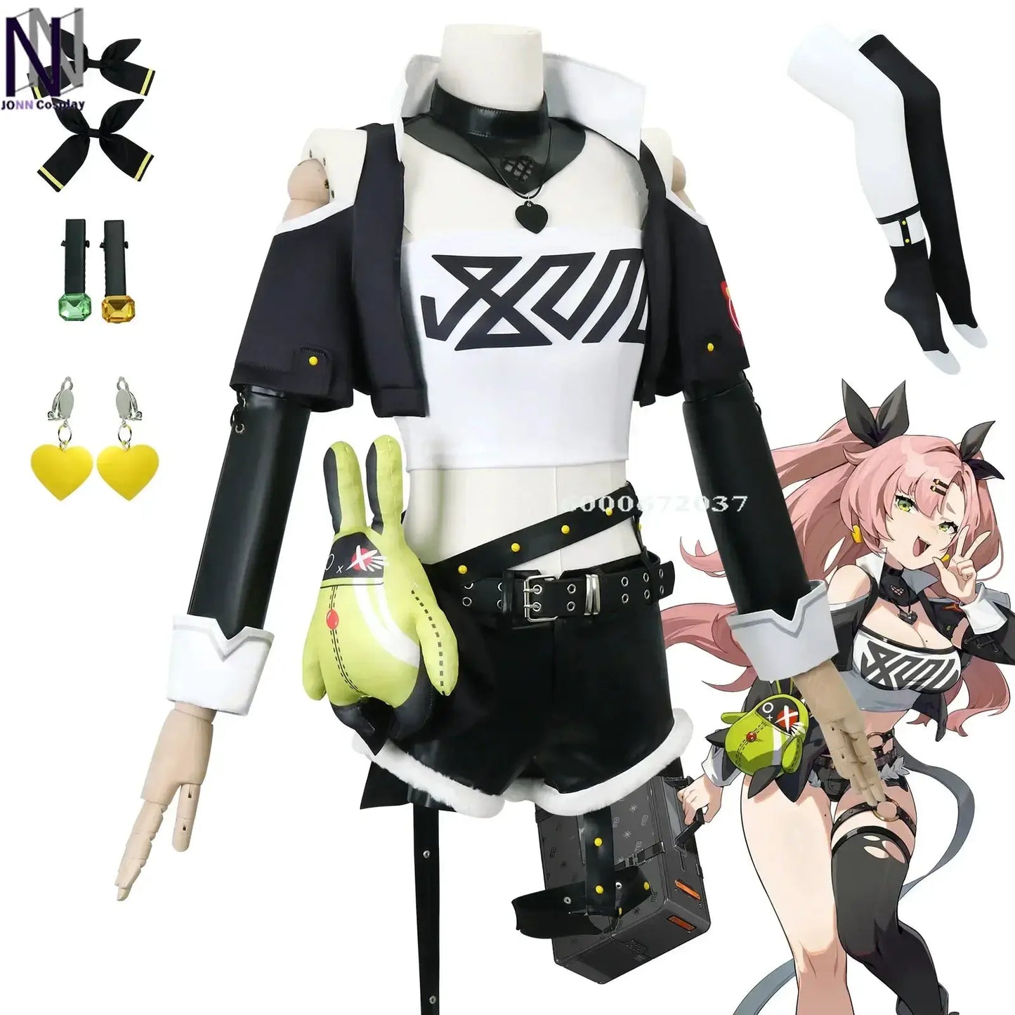 Zenless Zone Zero Nicole Demara Cosplay Costume Carnival Uniform Wig Anime Halloween Costumes for Women Game Roleplay Outfit - ToylandEU