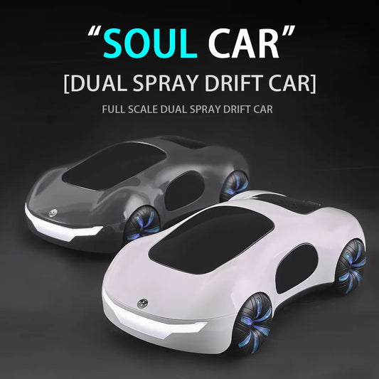 360 Degree Spin Stunt Car with Double Spray Light and Remote Control - ToylandEU