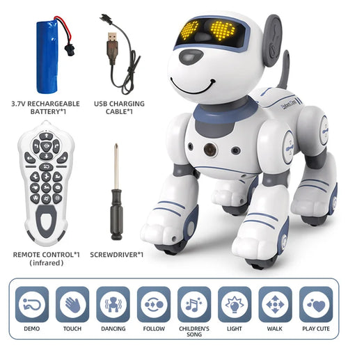 Smart Interactive Wireless Robot Dog Toy with Voice Command and Dance Features ToylandEU.com Toyland EU