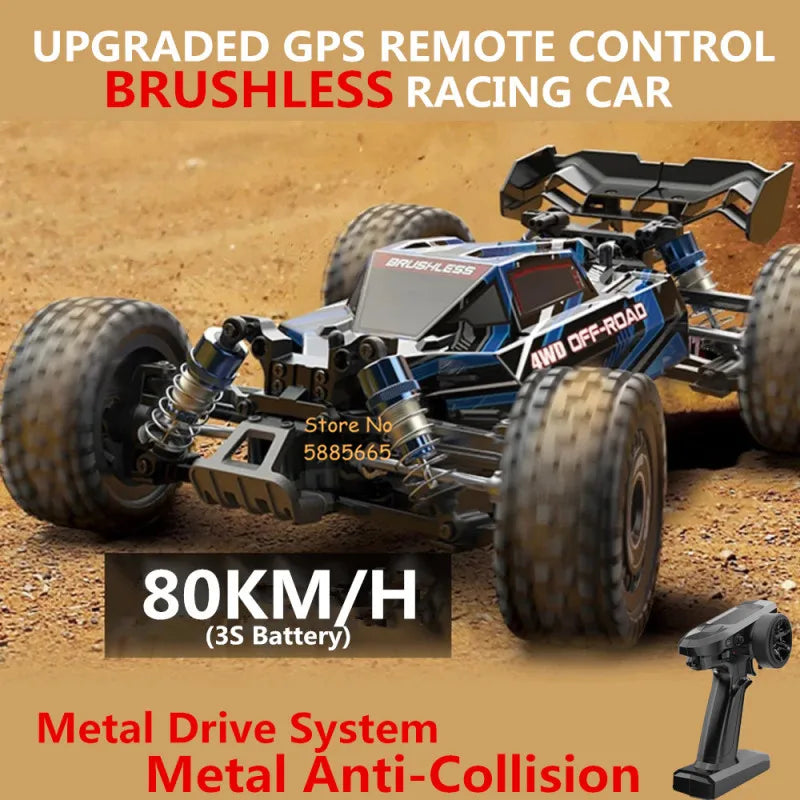 Brushless RC Car 1:16 Scale Off Road 80kmh Racing Edition