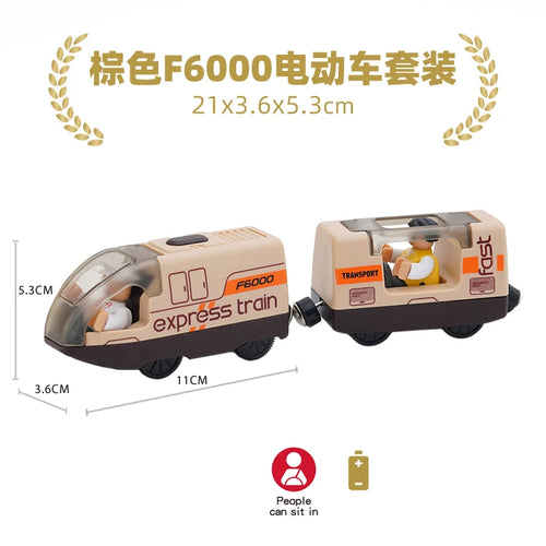 Children's Battery Operated Electric Train Set with Diecast Magnetic Locomotive ToylandEU.com Toyland EU