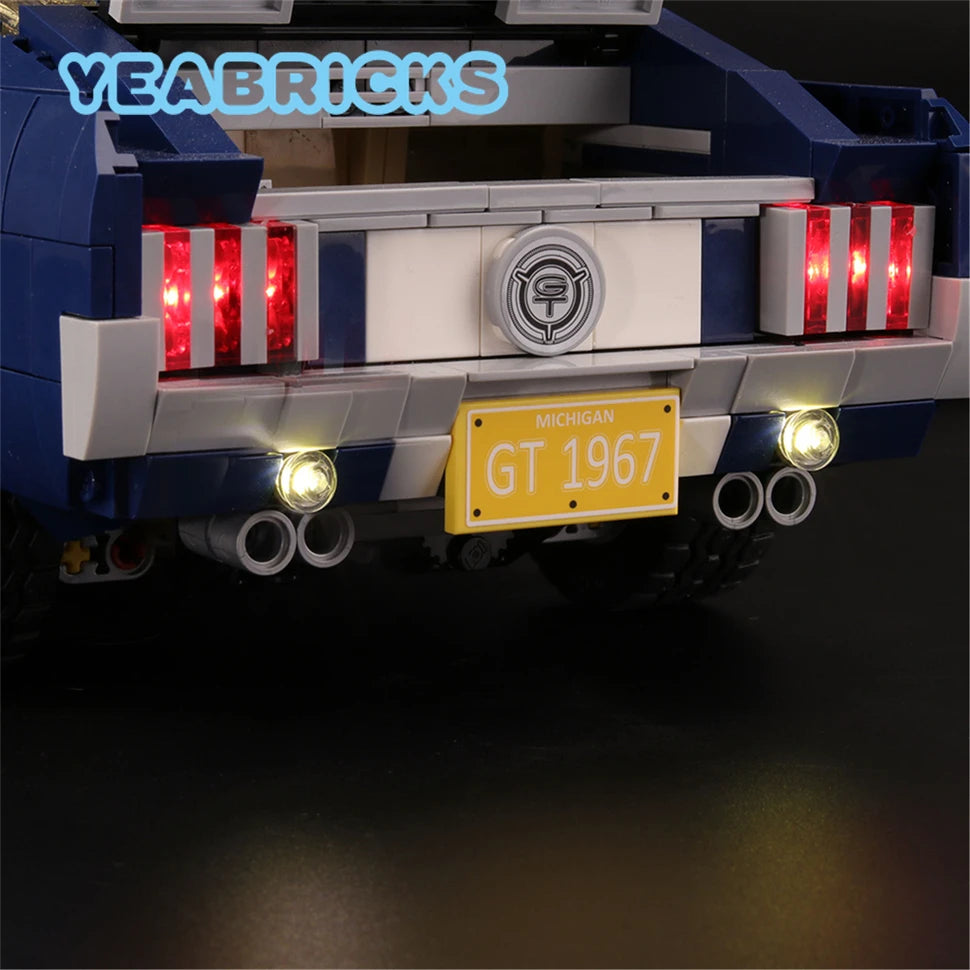 YEABRICKS LED Light Kit for 10265 Building Blocks Set (Lights Not Included)