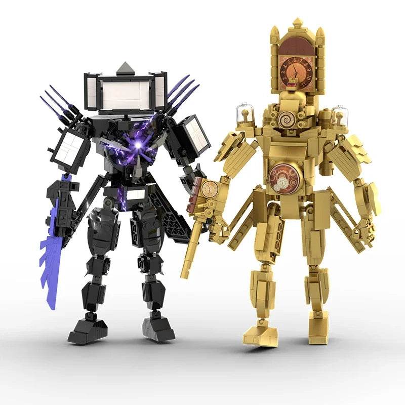 Moc Skibidi Toilet Action Figures Building Blocks For Kids Building Bricks MOC - ToylandEU