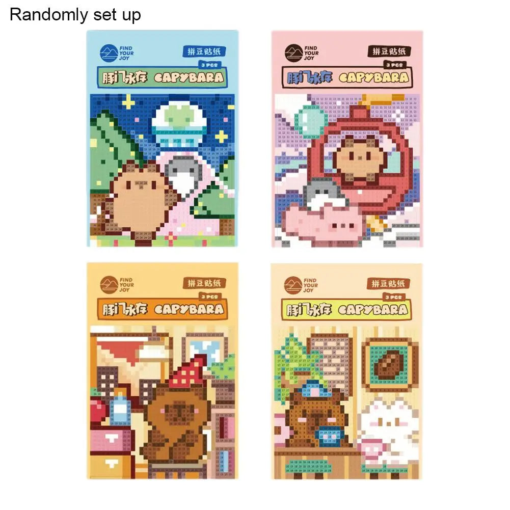 Perler Bead Kit | Sparkle Glitter Sheets | Ironing Paper | Set of 6