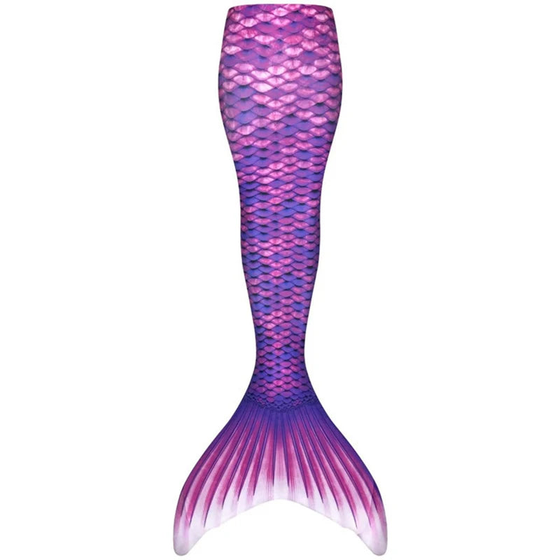 Mermaid Tail Swimsuit For Girls With Bright Glitter Fins
