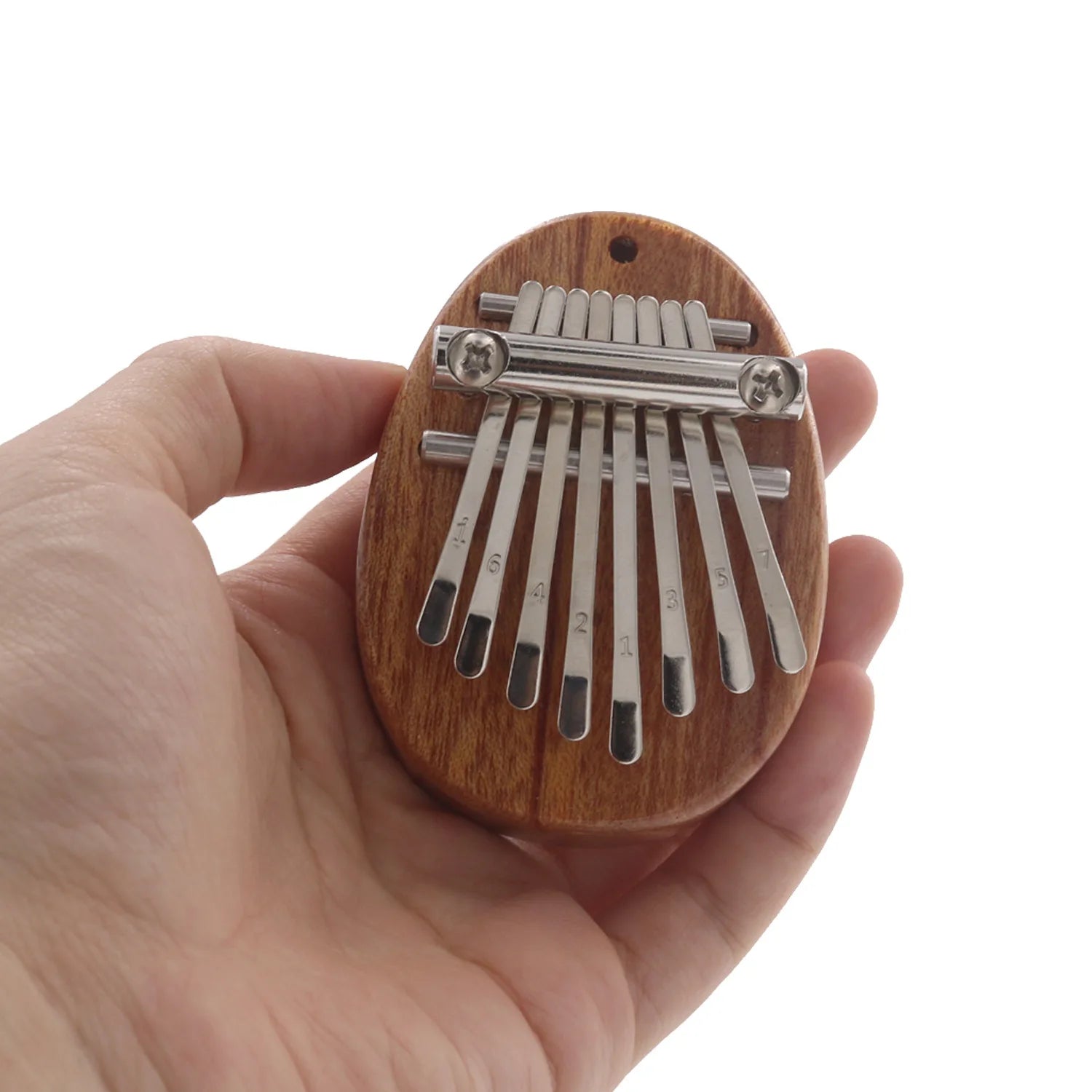 1Pcs Mini Thumb Piano Musical Toys 8 Tones Scales Portable Beginner - ToylandEU