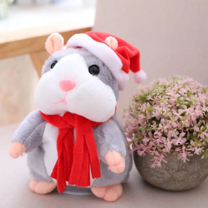 Chatty Hamster Interactive Plush Toy with Recording and Repeat Function - ToylandEU