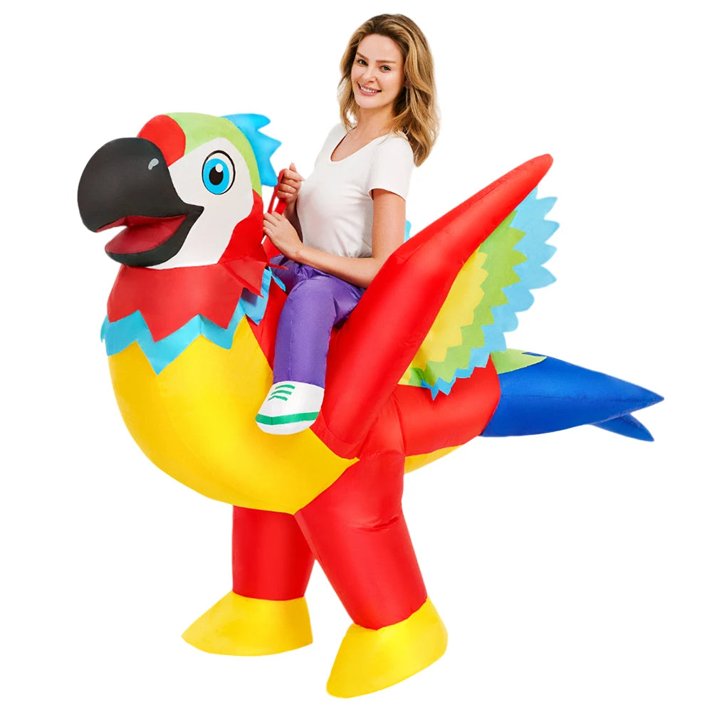 Inflatable Dinosaur Costume | Unisex Fit | Air Blown | Adult Youth Party Suit