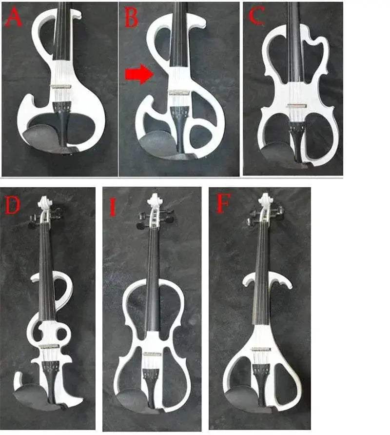 High Grade Black Hand Flash 4/4 Electronic Violin For Beginners - ToylandEU