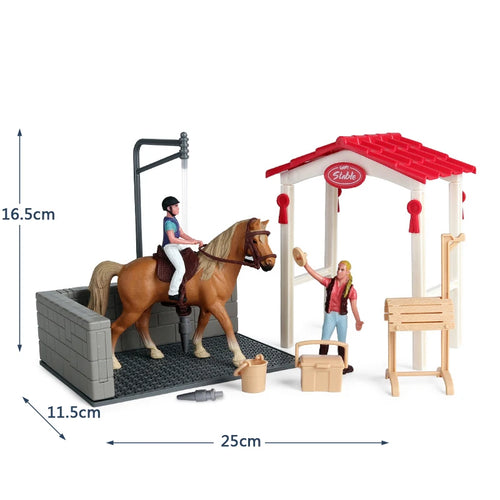 Simulation Farm Horse Fence Cart Animal Figurine Equestrian Knight ToylandEU.com Toyland EU