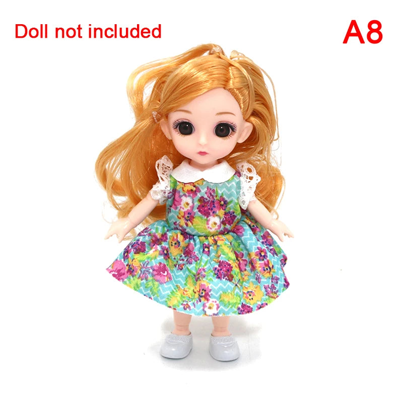 16CM BJD Doll Casual Fashion Princess Clothes Set - ToylandEU