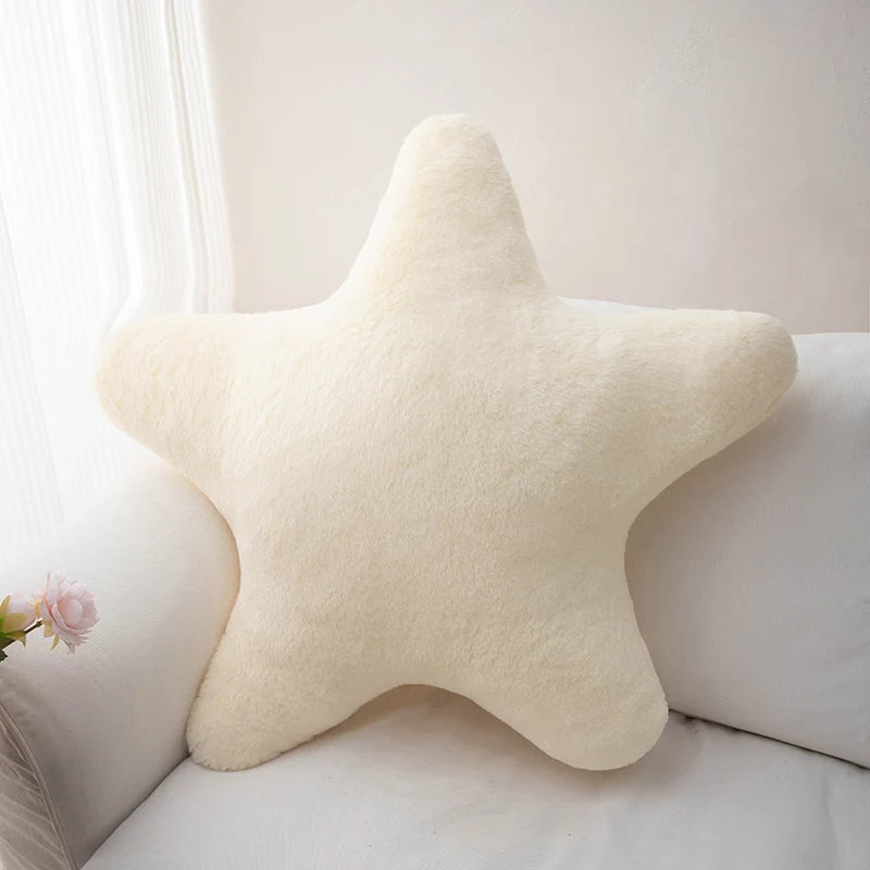 Star Shaped Pillow | Plush Material | PP Cotton Filling | Kid Room Decor