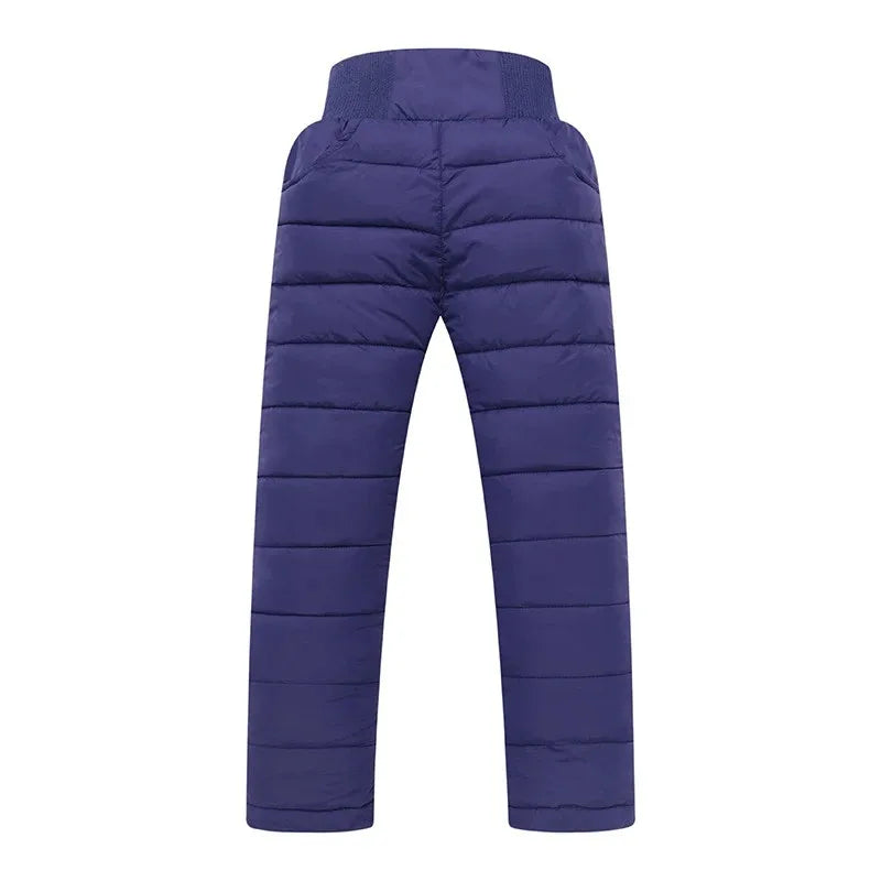 Kids Winter Pants | Cotton Padded Warm | Elastic Waist | Unisex Sizes 7 13