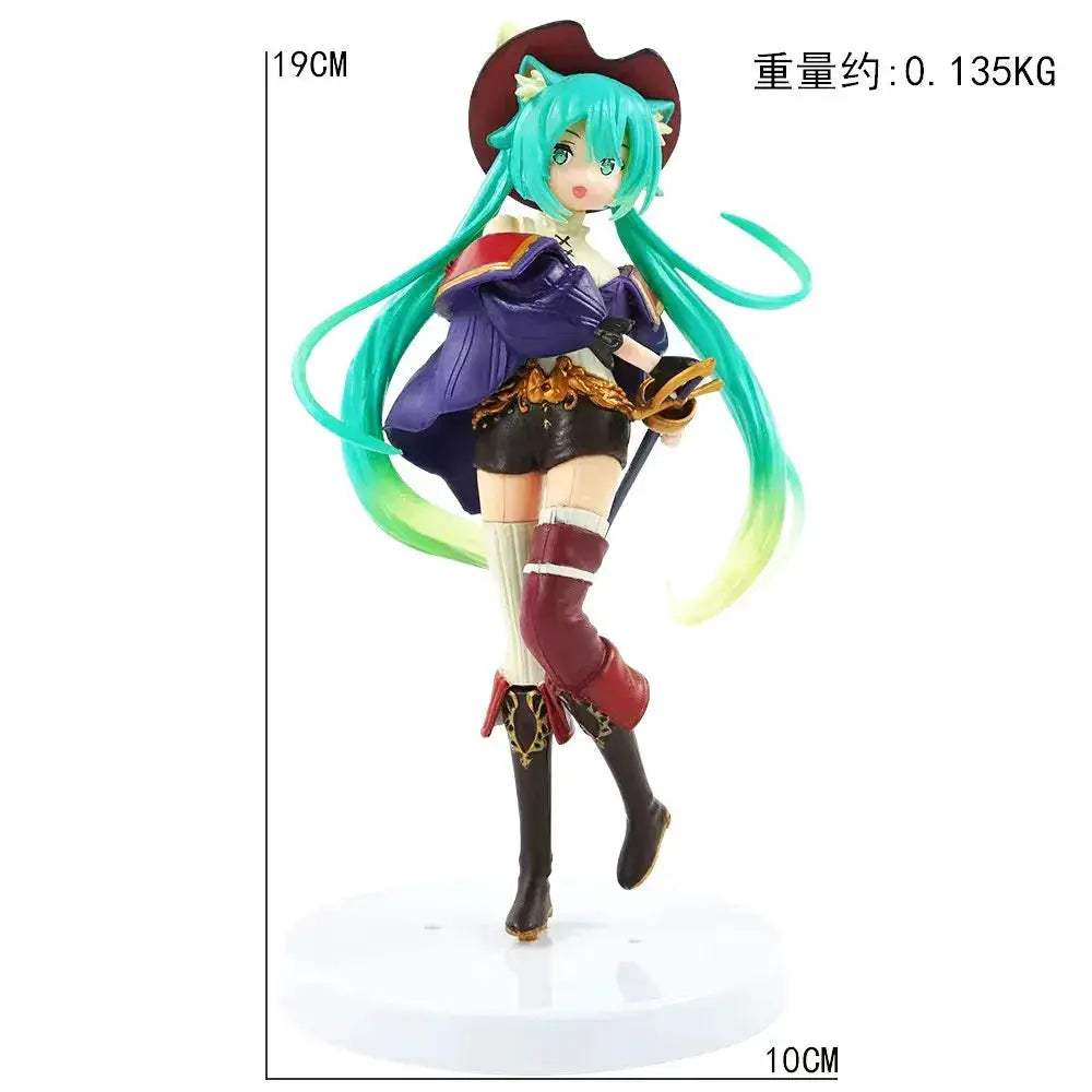 Hatsune Miku Anime Figure PVC Collectible Desk Decor For Fans - ToylandEU