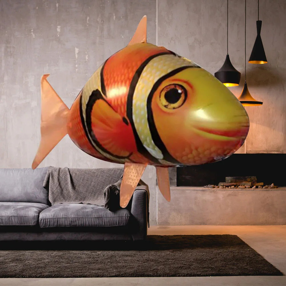 Remote Control Flying Shark and Clown Fish Balloons - ToylandEU