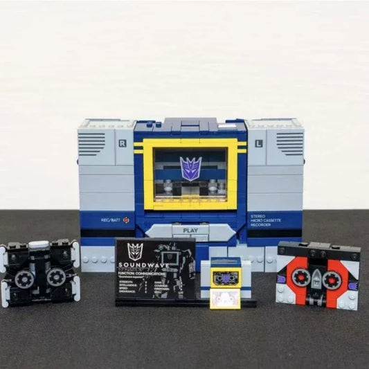 Robot Soundwave Building Blocks Set For Kids Educational Gift - ToylandEU