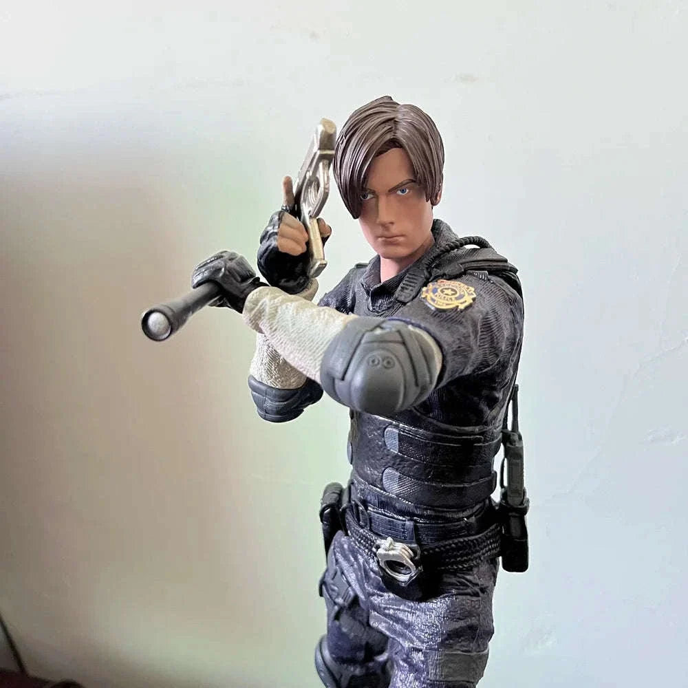 Ada Wong, Jill Valentine, Leon Scott Kennedy Figure, Resident Evil Anime Gaming Figurines 13 in