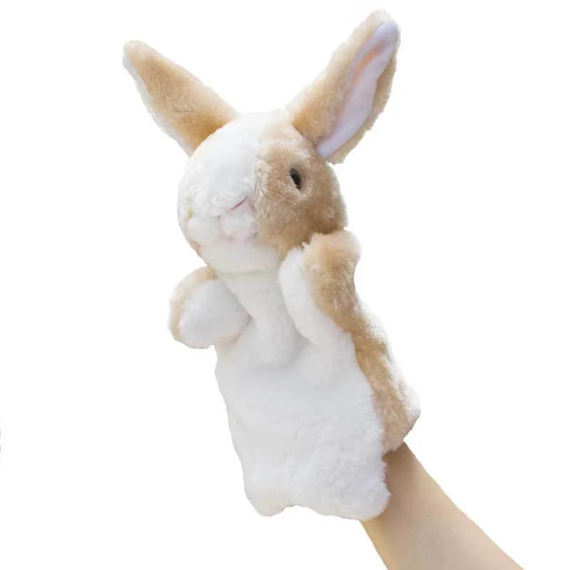 Easter Bunny Hand Puppet with Plush Material for Kids Educational Toy