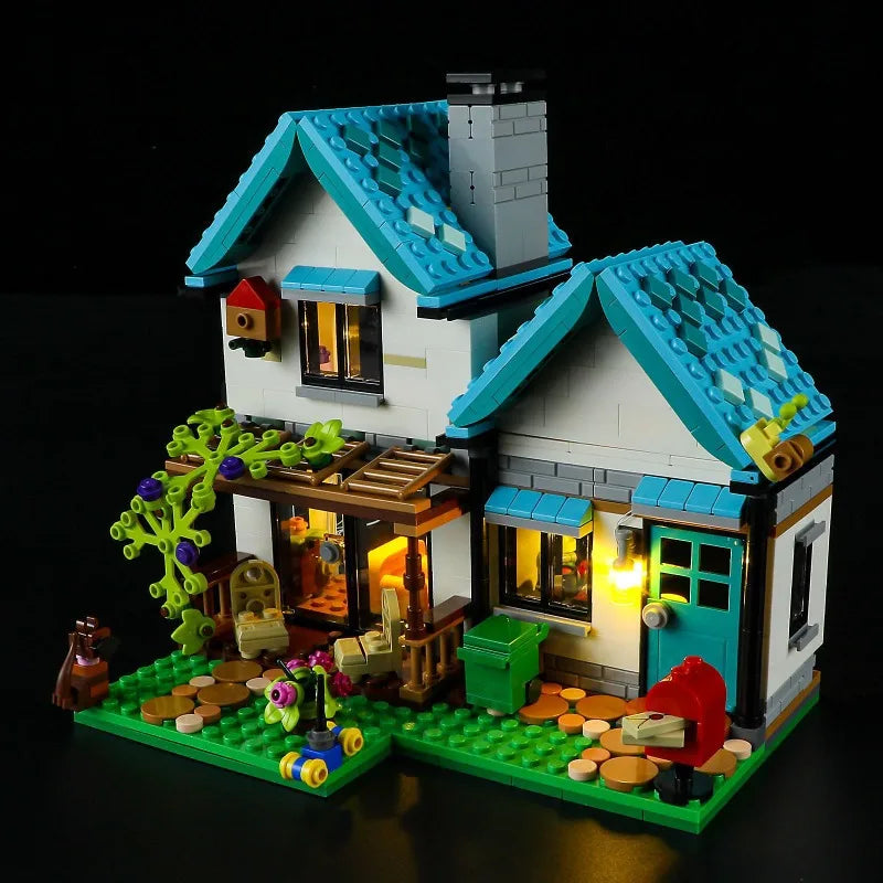 Light Up Your LEGO 31139 Cozy House with DIY USB Powered LED Kit - ToylandEU