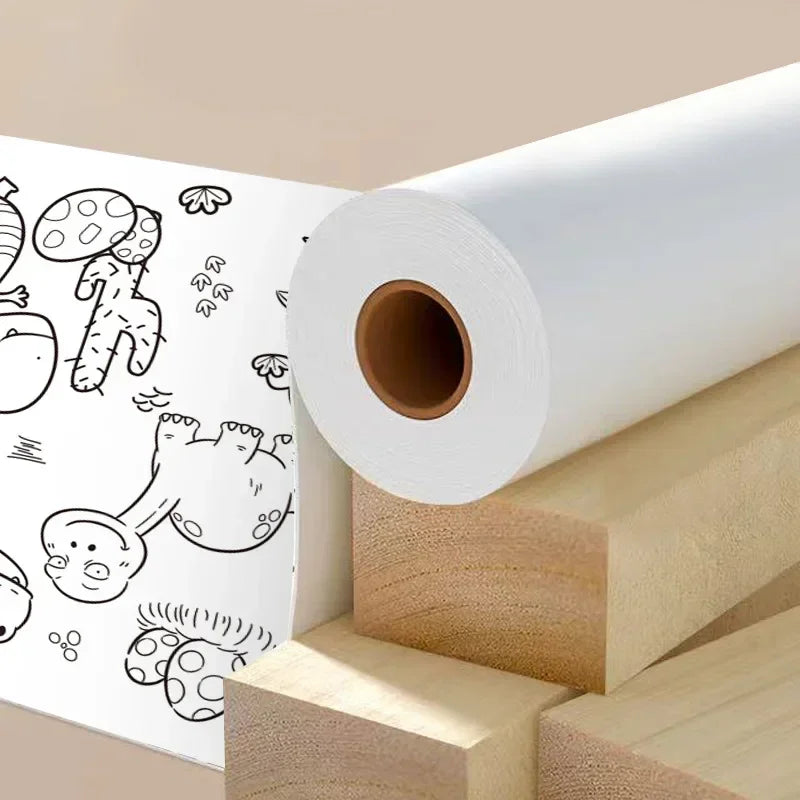 Kids Creativity Canvas - Large Painting Paper Roll for Graffiti and Drawing - ToylandEU