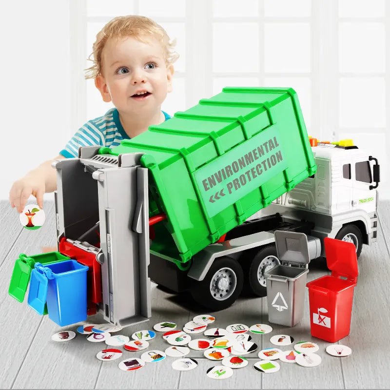 Garbage Truck Toy - Educational Birthday Gift for Kids - ToylandEU