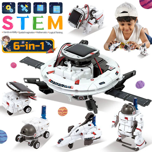 6 in 1 Solar Robot Educational Toy Kit with STEM Technology - ToylandEU