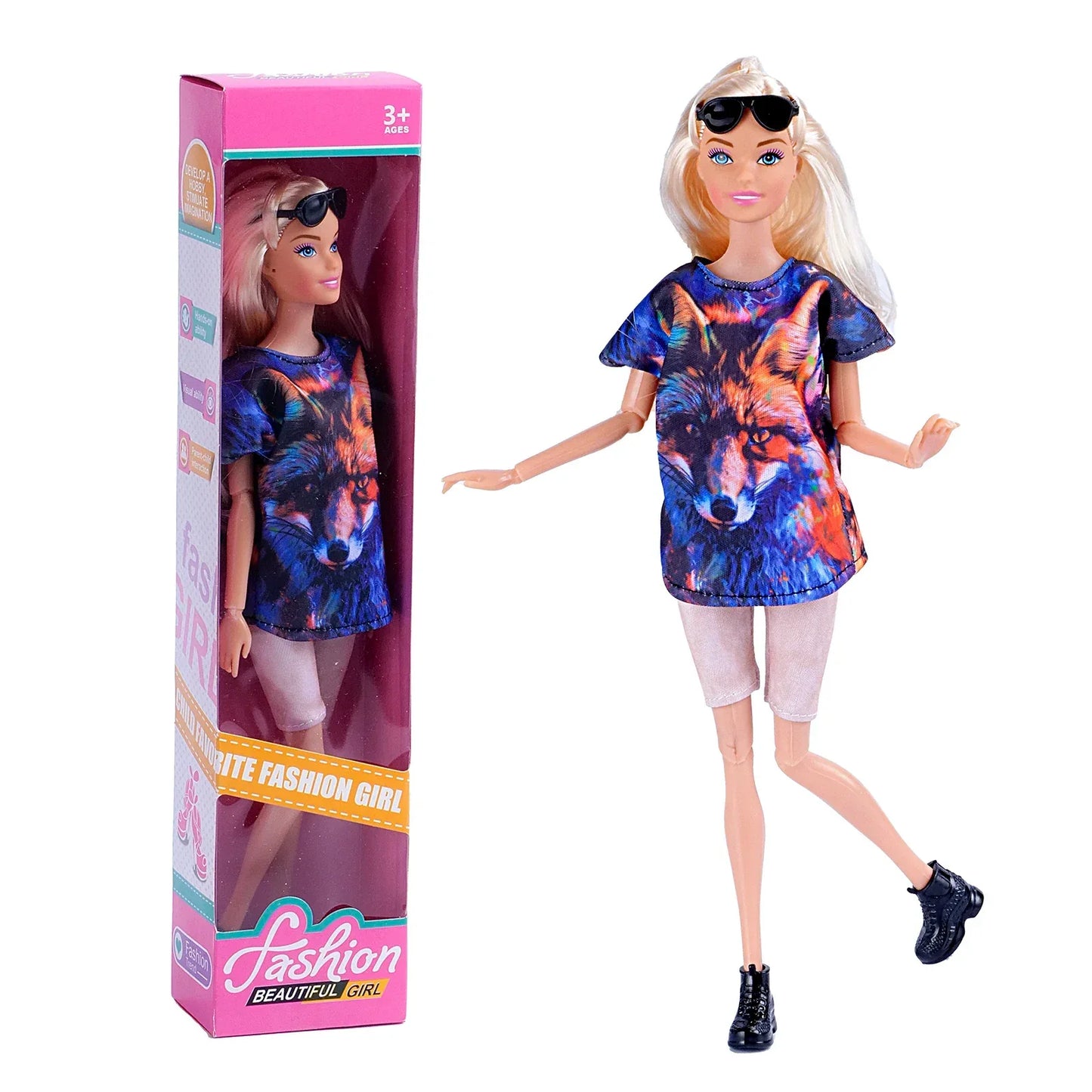 30cm BJD Doll With Moveable Joints And Deluxe Outfit