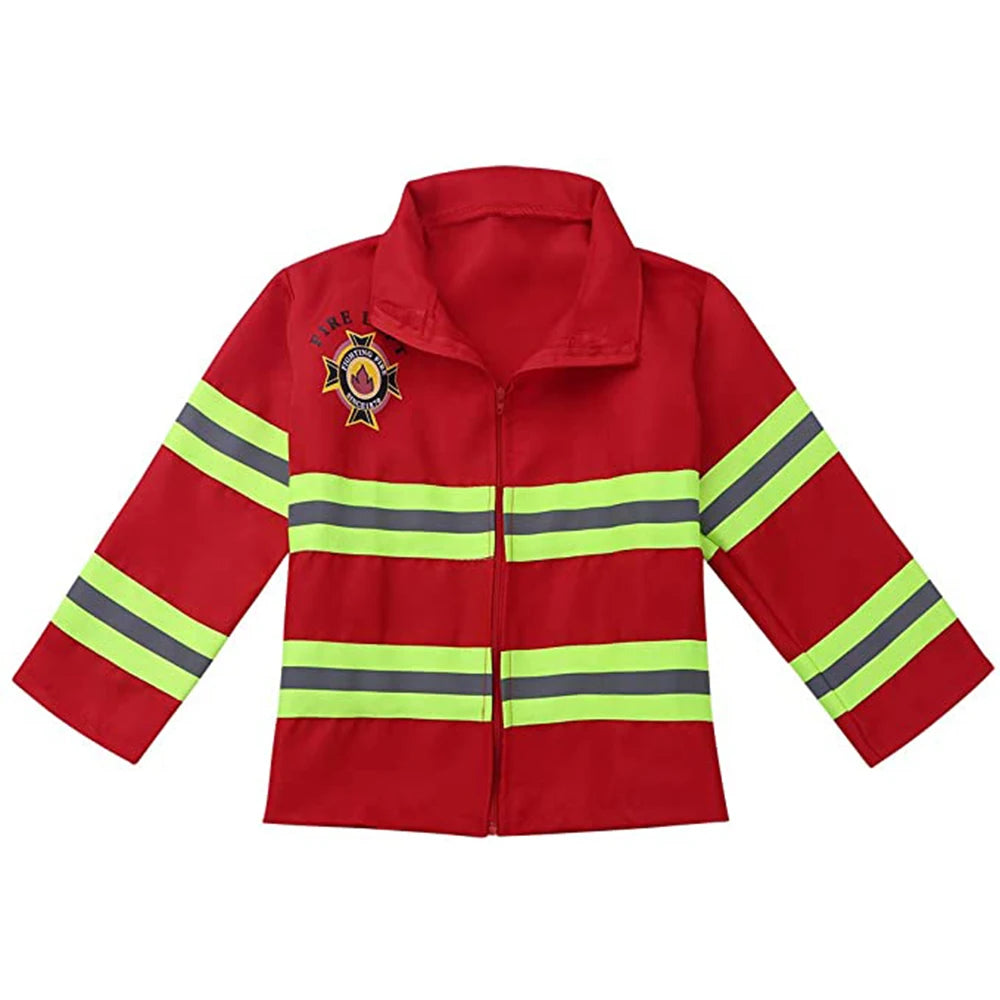 Heroic Kids Firefighter Costume Set with Authentic Gear and Accessories