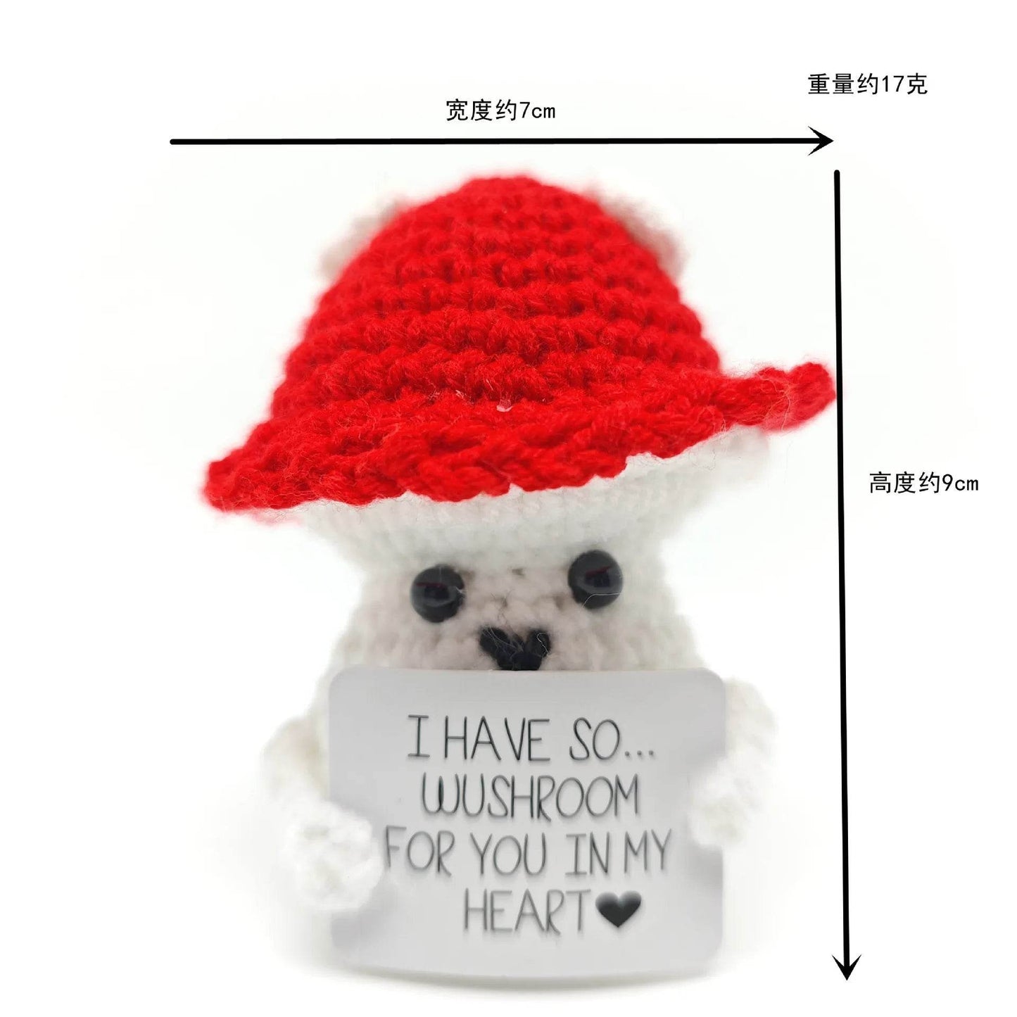 Funny Positive Crochet Dolls Emotional Support Gift for Mom Friend Home Party Office Desk Decoration - ToylandEU