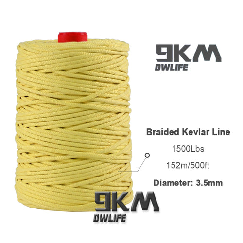 High Strength 100% DuPont Braided Kevlar Line - Versatile Outdoor Utility Rope ToylandEU.com Toyland EU