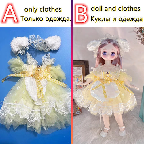 Anime Face Doll and Fashion Princess 1/6 Replacement Clothes Set ToylandEU.com Toyland EU