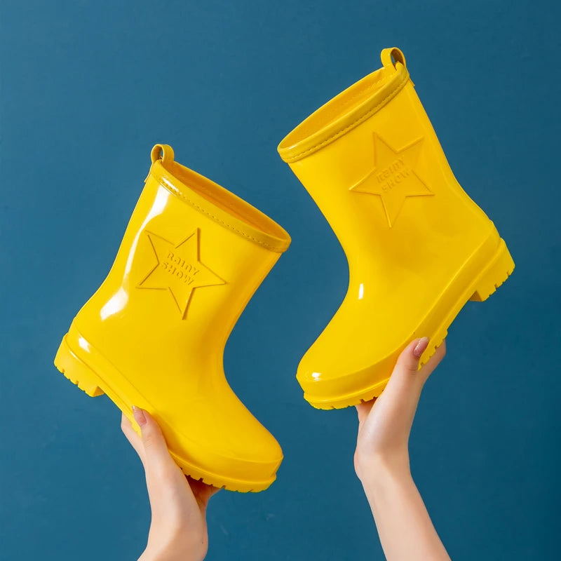 Kids Rain Boots | Waterproof Non Slip | Lightweight Eva | Youth Sizes 27 To 40