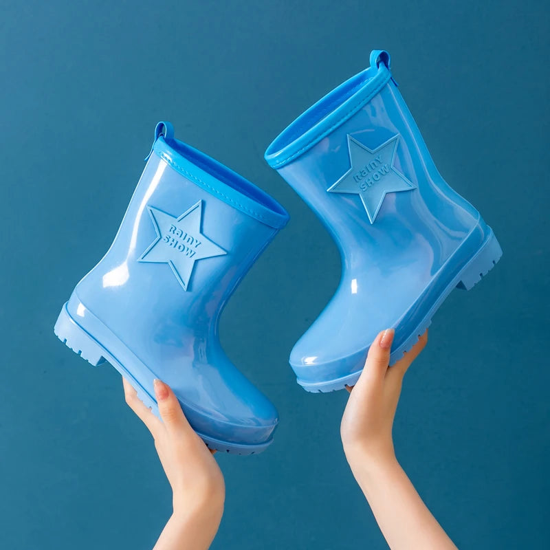 Kids Rain Boots | Waterproof Non Slip | Lightweight Eva | Youth Sizes 27 To 40
