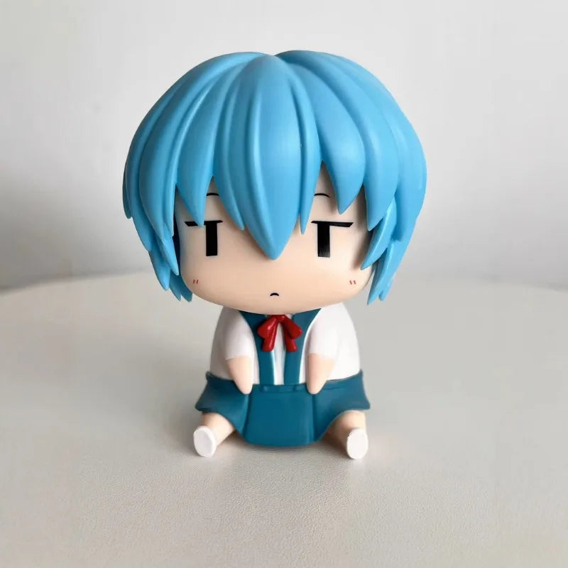 Evangelion Rei and Asuka Action Figures PVC Collectible