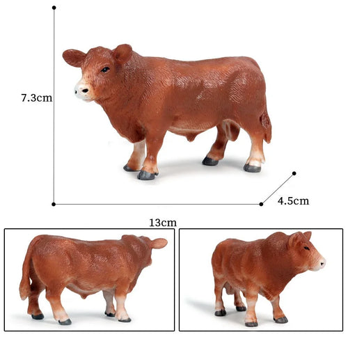 Milk Cow and Farm Animal Action Figure Toy - Realistic PVC Model ToylandEU.com Toyland EU