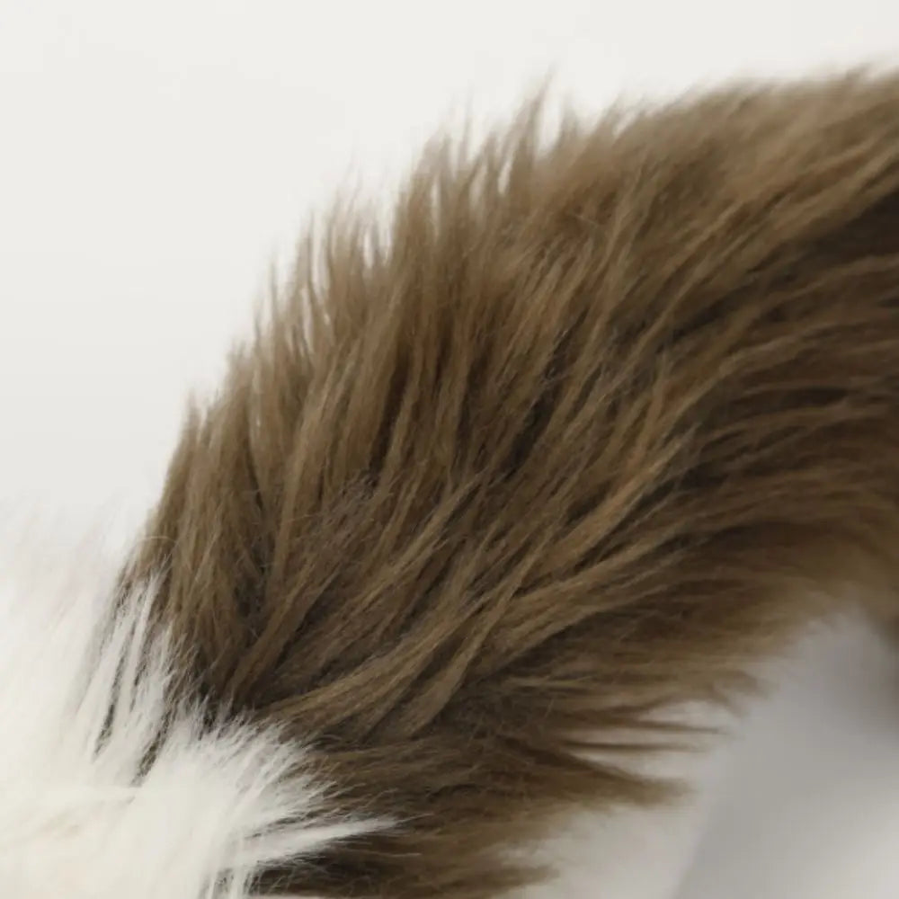Long Haired Cat Backpack Plush Doll With Realistic Design