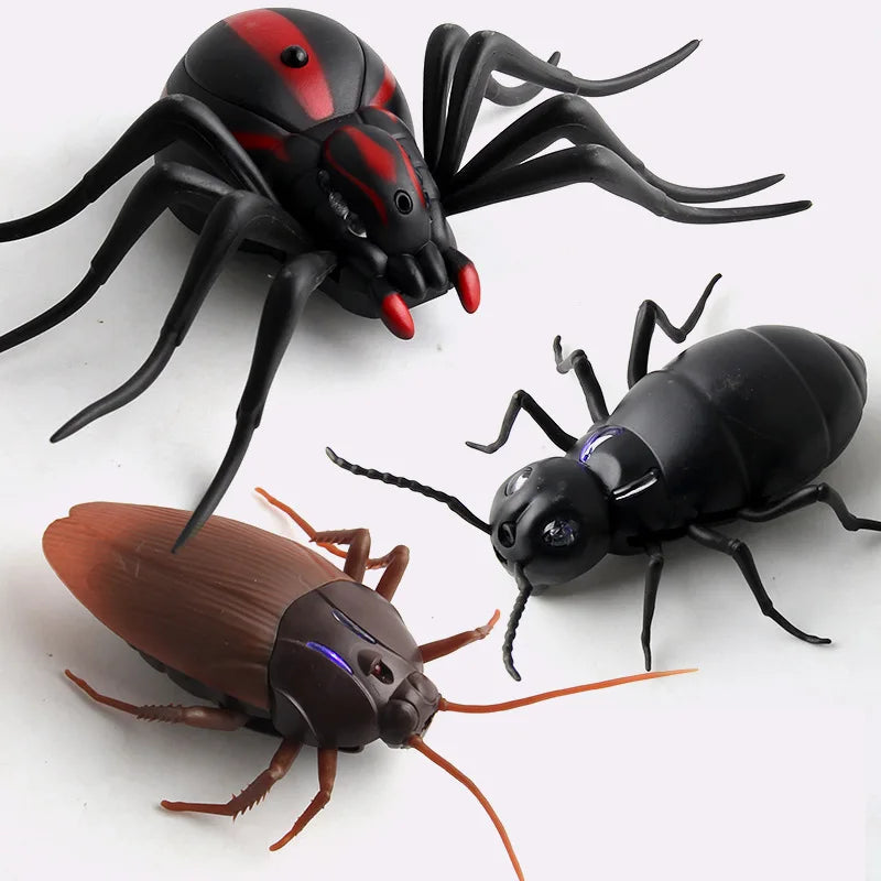 Remote-Controlled Creepy Crawly Insect Toy for Mischief and Fun