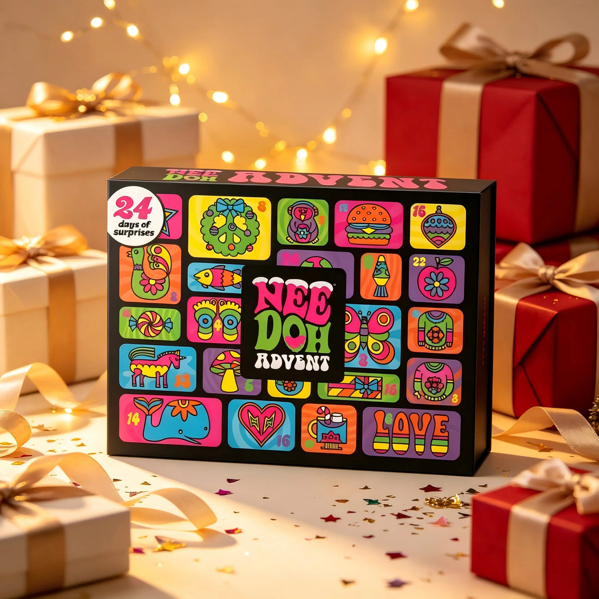 Advent Calendar | 2026 Stress Relief Toy Surprise Box | 3D PVC Fidget Dolls | Holiday Countdown Gift