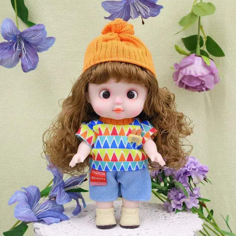 25cm Reborn Baby Doll For Girls Cute Big Head Design - ToylandEU