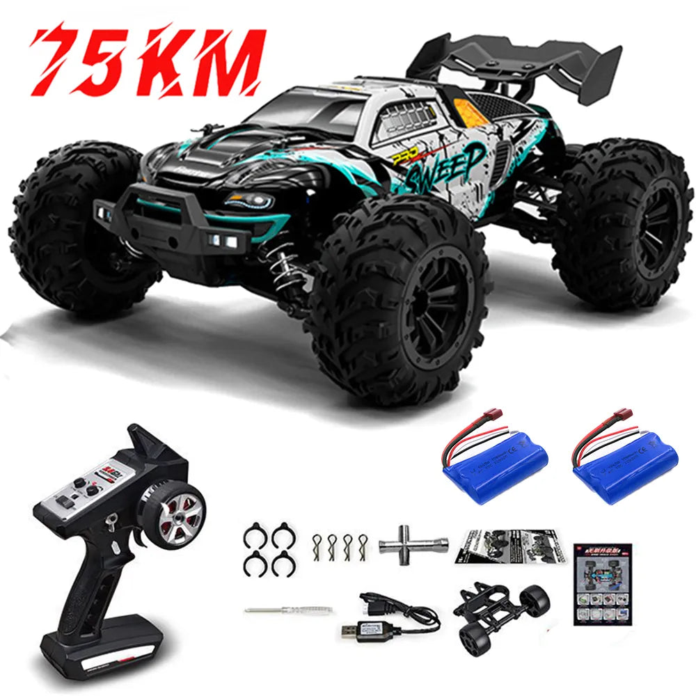 RC Cars 2.4G 390 Moter High Speed Racing with LED 4WD Drift Remote