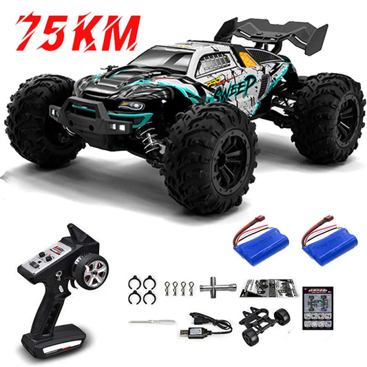 RC Cars 2.4G 390 Moter High Speed Racing with LED 4WD Drift Remote - ToylandEU