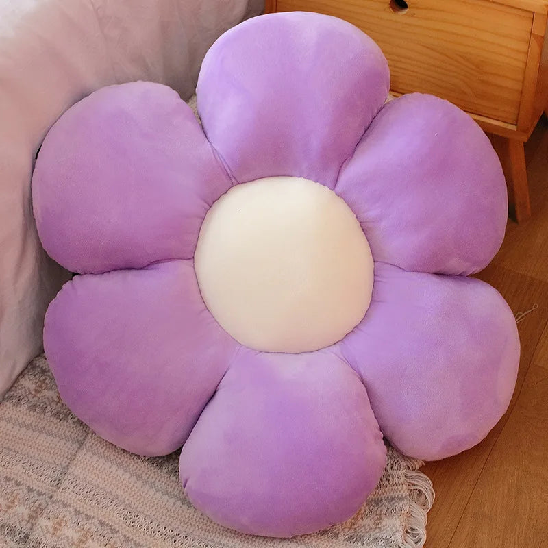 Plush Pillow | Kawaii Colorful Flower Design | PP Cotton Filling | 30/50/65 cm