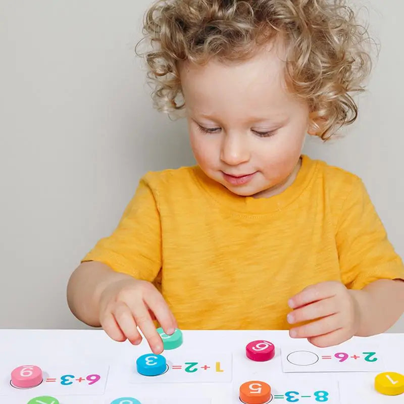 Early Learning Math Flash Cards for Neurocognitive and Motor Skill Development