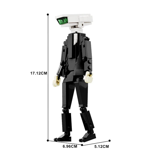 Skibidi Toilet Man and Camera Man Building Blocks with Speaker and Audio Components ToylandEU.com Toyland EU