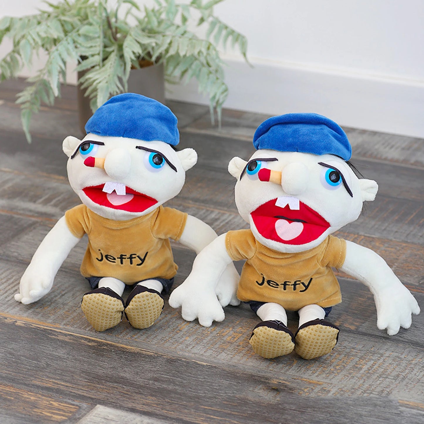 Jeffy Plush Puppet Toy - Soft Cuddle Doll & Creative Learning Gift