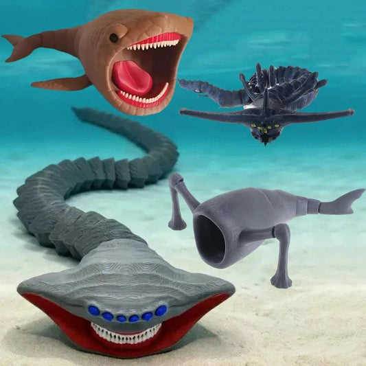 Action Figure | Scale One Quarter | Articulated | Deep Sea Monster Figurine