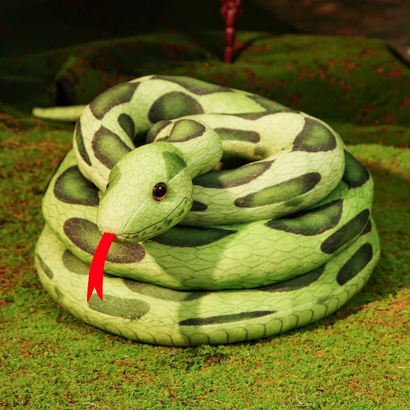 Giant Plush Snake 300cm Realistic Boa Cobra Plush Toy Decorative