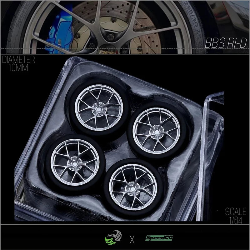 Diecast Wheels With Premium Rubber Tires For Hot Wheels Cars