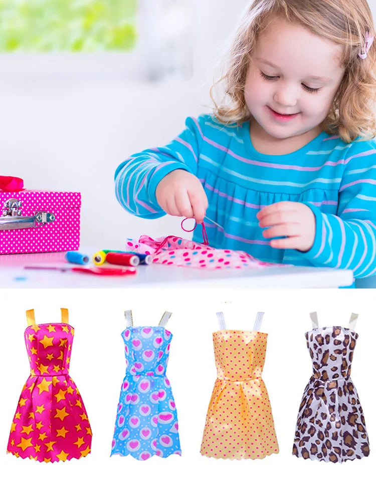 32Pcs Doll Clothes Set For Girls Doll Dress Up Collection