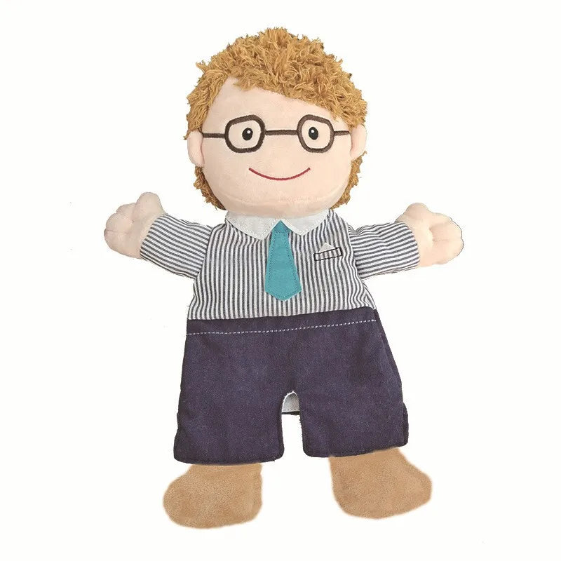 Soft Plush Family Doll Set - 25-33cm - ToylandEU